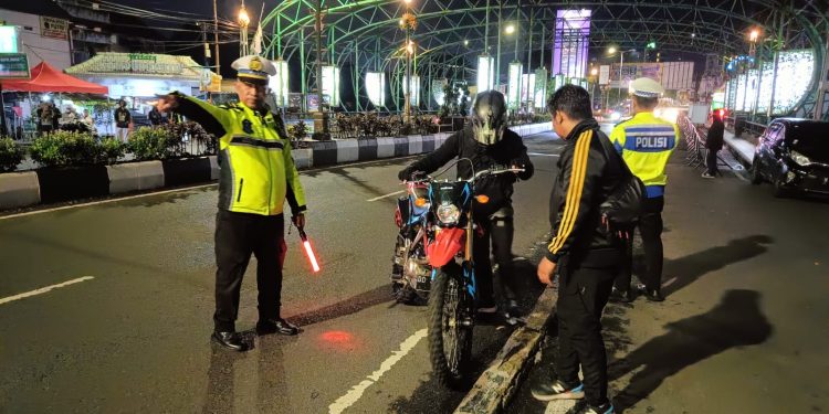 Polresta Malang Kota Kembali Amankan Ratusan Motor Knalpot Brong Diduga Untuk Balapan Liar