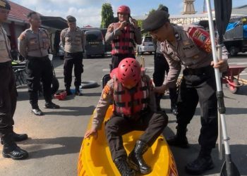 Musim Hujan Tiba, Polres Blitar Siapkan Personel dan Peralatan Penanganan Bencana
