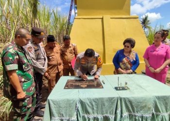 Kapolres Lumajang Resmikan Sumur Bor Bantu Kebutuhan Air Bersih Untuk Warga