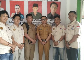 Kesbangpol Mesuji Tinjau Keberadaan Kantor Sekretaris LPAKN.RI PROJAM di Desa Wilaraga Mulya