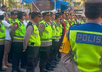 Kasatgas Kamseltibcarlantas Pimpin Apel OMB 2023-2024, Jaga Keselamatan Berkendara Saat Pelaksanaan OMB