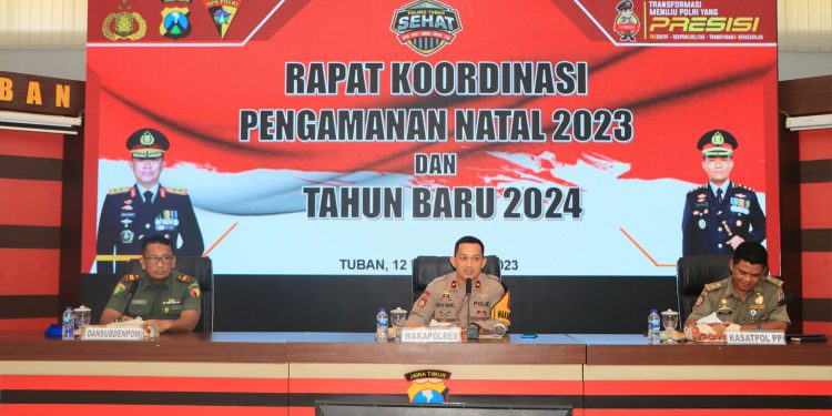 Polres Tuban Siapkan 284 Personel Gabungan untuk Pengamanan Nataru