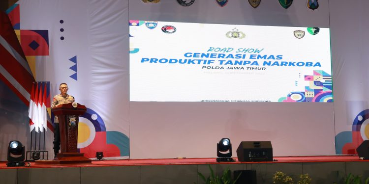 Polda Jatim Gelar Road Show, Generasi Emas Produktif Tanpa Narkoba
