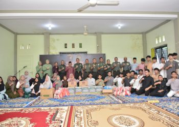 Peringati Hari Juang TNI AD, Kodam XII/Tpr Berbagi Kebahagiaan Dengan Anak Yatim
