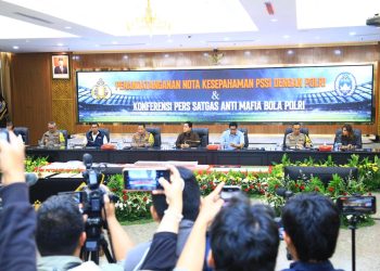 Jadikan Sepak Bola Indonesia Lebih Baik, Polri dan PSSI Sikat Mafia Skor