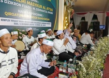 Harmoni Keagamaan: Taruna Muslim Salam Kanci Bandongan Bersholawat Bersama Tokoh Agama Terkemuka