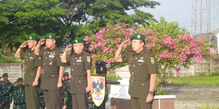 Kodim 0426 Tulang Bawang Melaksanakan Ziarah Rombongan Peringati Hari Juang Kartika TNI-AD Ke-78