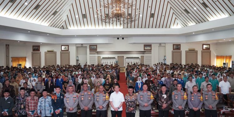 Hari ke Tiga Road Show Generasi Emas Produktif Tanpa Narkoba Digelar Polda Jatim di Magetan