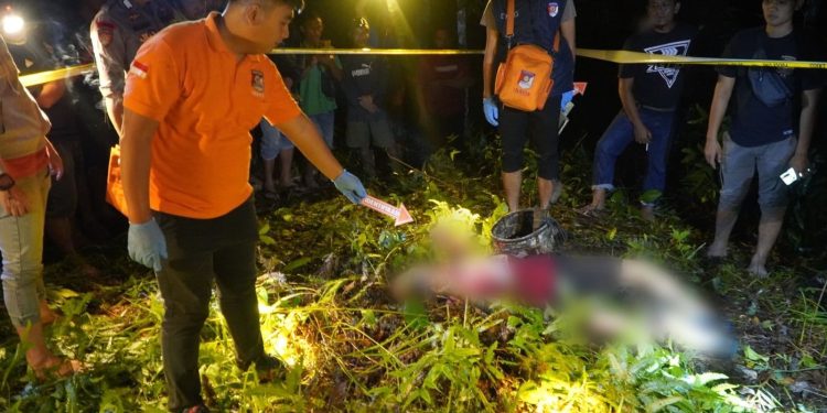 Heboh ,,,,Ditemukannya Sosok Mayat Laki Laki di Sekadu Meninggal Dunia di Kebun Karet