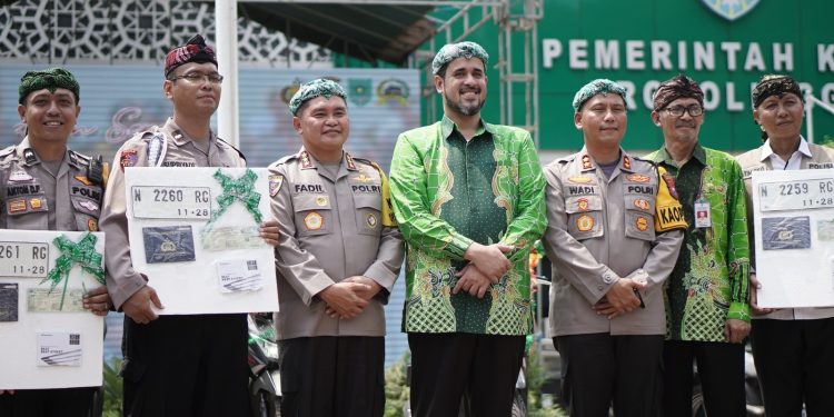 Polisi RW Polres Probolinggo Kota Terima Puluhan Ranmor Operasional dari Walikota