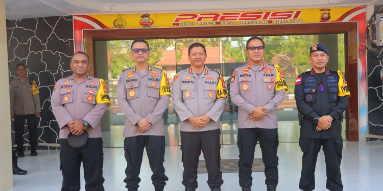 Pamatwil Polda Kalbar Monitoring Pengamanan Kampanye Pemilu 2023/2024 di Sintang