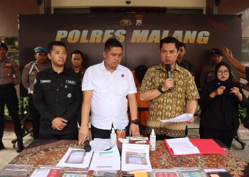 Ungkap TPPO Polres Malang Amankan Dua Suami yang Tega Jual Istri Melalui Aplikasi Online