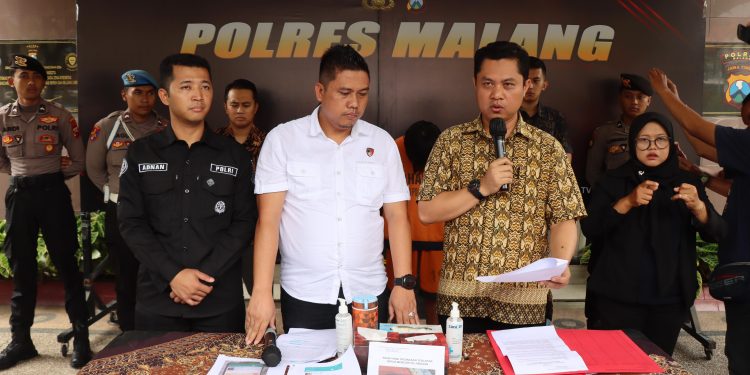 Ungkap TPPO Polres Malang Amankan Dua Suami yang Tega Jual Istri Melalui Aplikasi Online