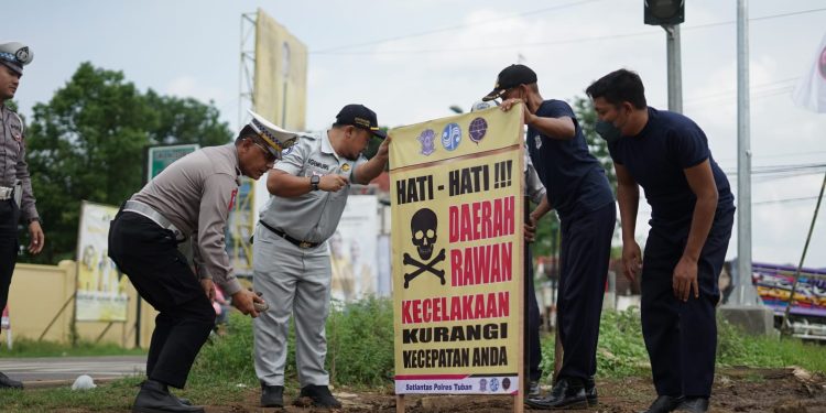 Polres Tuban Berhasil Turunkan Angka Lakalantas Sepanjang Tahun 2023