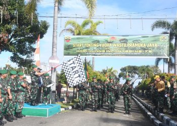 Kasdam I/BB Serahkan Simbol Yudha Wastu Pramuka Jaya TA 2023
