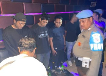 Ditresnarkoba Polda Kalbar Gelar Razia Gabungan ke Tempat Hiburan Malam di Pontianak