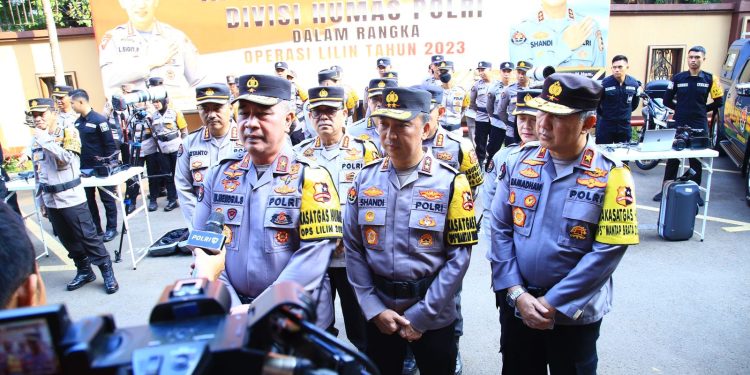 Kadiv Humas Tekankan Beberapa Hal Saat Gelar Apel Kesiapsiagaan Satgas Humas Polri Pengamanan Nataru