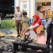 Jelang Nataru Polres Tuban Amankan Ratusan Kendaraan Roda Dua Berknalpot Brong