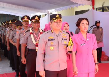 Polres Blitar Gelar Acara Pisah Sambut Kapolres Yang Baru