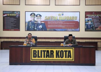 Rakor Lintas Sektoral Operasi Lilin Semeru Digelar, Polres Blitar Kota Bahas Pengamanan Jelang Nataru
