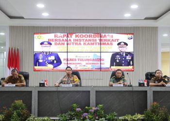 Polres Tulungagung Gelar Rakor Lintas Sektoral Jelang Operasi Lilin Semeru 2023