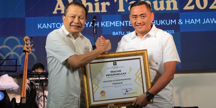 Lapas Bondowoso Rengkuh Dua Penghargaan Pada Pengujung Tahun 2023