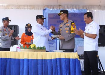 Hadiri Peresmian Pos Jaga dan Palang Pintu Perlintasan Kereta Api, Kapolres Jombang: Dibangun untuk Keselamatan Warga Jombang