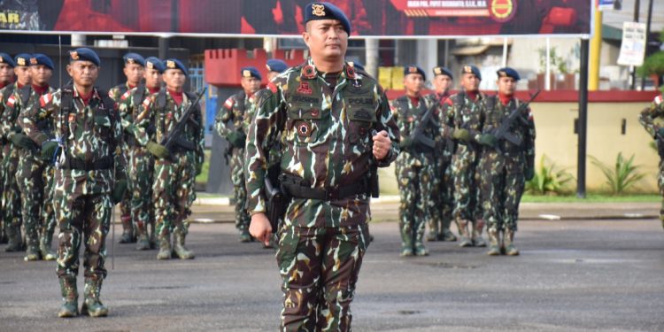 Upacara Penyerahan Jabatan Batalyon B Pelopor Satbrimob Polda Kalbar