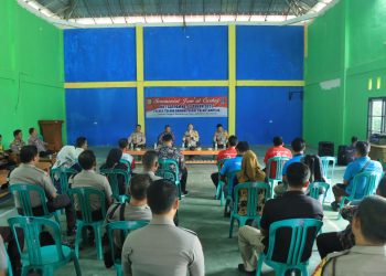 Gelar Jum’at Curhat, Polres Tulang Bawang Barat Ambil Tema “HUT Satpam Ke-43 Tahun 2023 dan Peningkatan Kompetensi Satpam Mendukung Pemilu 2024”.