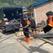 Serentak Bergerak, Polres Simalungun Bersama Tim Gabungan Bersihkan Dampak Banjir Bandang di Haranggaol