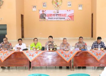 Gelar Jum’at Curhat di Kahuripan Jaya, Polres Tulang Bawang Terima Aduan Dari Empat Orang Warga