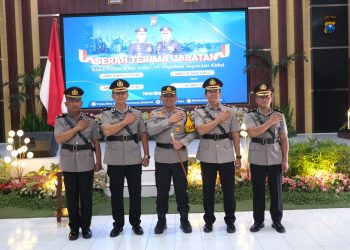 Kapolres Blitar Kota Pimpin Sertijab Wakapolres dan Kapolsek Kepanjenkidul