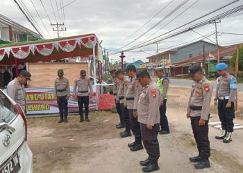 Polres Singkawang Memulai Pelaksanaan Pos Pengamanan dan Pos Pelayanan Dalam Rangka Opspol Terpusat Lilin Kapuas-2023
