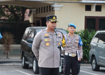 Kapolres Kediri Pimpin Apel Siaga Nataru Ciptakan Sitkamtibmas Aman dan Kondusif