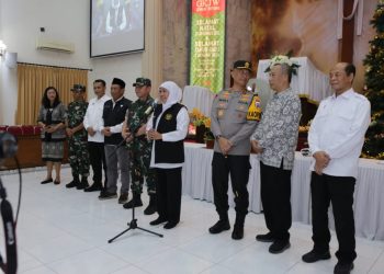 Kapolda Jatim bersama Forkopimda Kunjungi Sejumlah Gereja Cek Kesiapan Natal Nasional