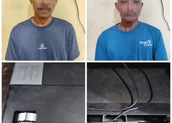Polisi Ciduk Maling Projektor dan mesin Printer Komputer Sekolah SD Negeri 23 Tumijajar.