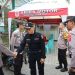 Kunjungi Pospam dan Posyan Operasi Lilin Semeru, Kapolres Kediri Kota Memotivasi Personel Agar Tetap Semangat dan Siaga