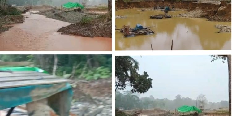 Aktivitas PETI di Sungai Besar Kapuas Hulu Marak Lagi, LSM LP-KPK Syaripudin Minta APH Dan Kapolda Tindak Tegas