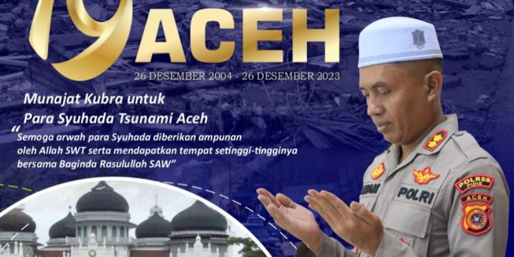 MENGENANG 19 TAHUN TSUNAMI ACEH.