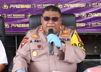 Konferensi Pers Akhir Tahun 2023, Polres Tulang Bawang Ungkap Ratusan Kasus dan Tersangka