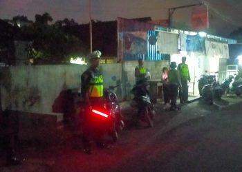 Kapolsek Kediri Pimpin Pengamanan Giat Kampanye Dalam Bentuk Simakrama