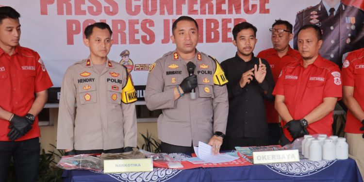 Dua Bulan Polres Jember Berhasil Ungkap 38 Kasus Narkoba, 49 Tersangka Diamankan