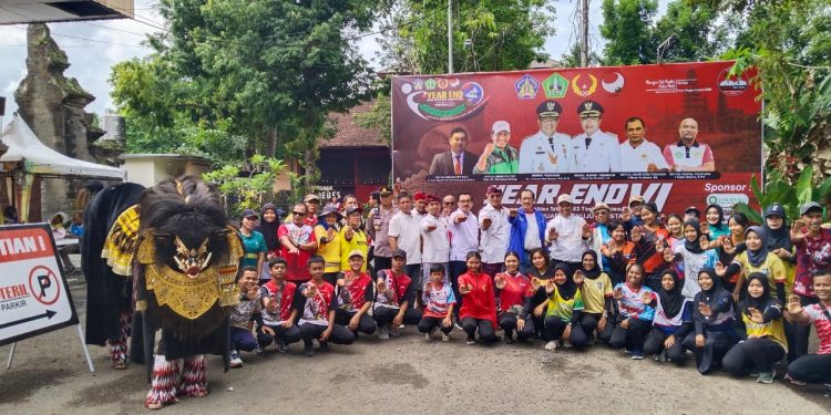 Personil Polsek Tabanan Amankan Pembukaan Year End VI Open Petanque Competition 2023 Tingkat Nasional