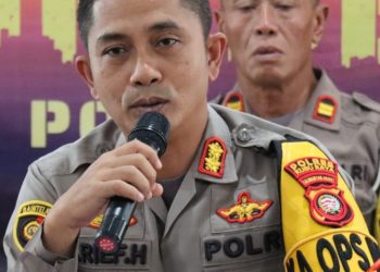Penekanan Terhadap Tindakan Kejahatan di Kubu Raya Berhasil Turun, Kapolres Paparkan Data Release Akhir Tahun 2023