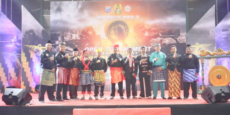 Pangdam XII/Tpr Buka Open Turnamen Kejuaraan Pencak Silat Piala Pangdam