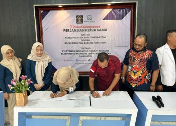 Rutan Pontianak Sepakati PKS dengan BPJS Kesehatan Cabang Pontianak