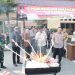 Polres Kediri memusnahkan barang bukti hasil operasi cipta kondisi