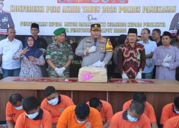 Polres Pamekasan Berhasil Turunkan Gangguan Kamtibmas Sepanjang Tahun 2023 Selesaikan 137 Perkara