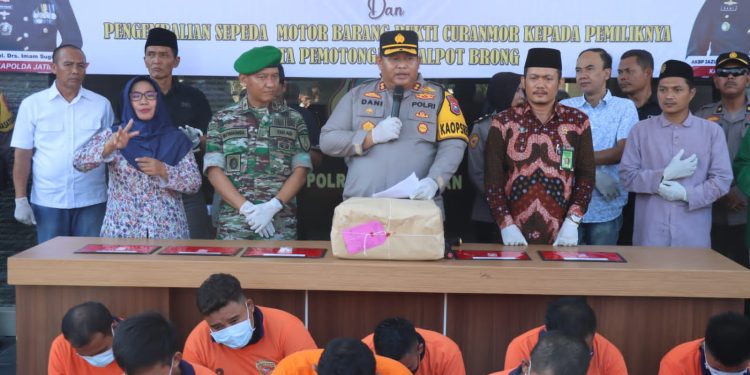 Polres Pamekasan Berhasil Turunkan Gangguan Kamtibmas Sepanjang Tahun 2023 Selesaikan 137 Perkara