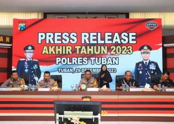 Sepanjang Tahun 2023, Polres Tuban Sukses Tuntaskan Kasus Peredaran Narkoba